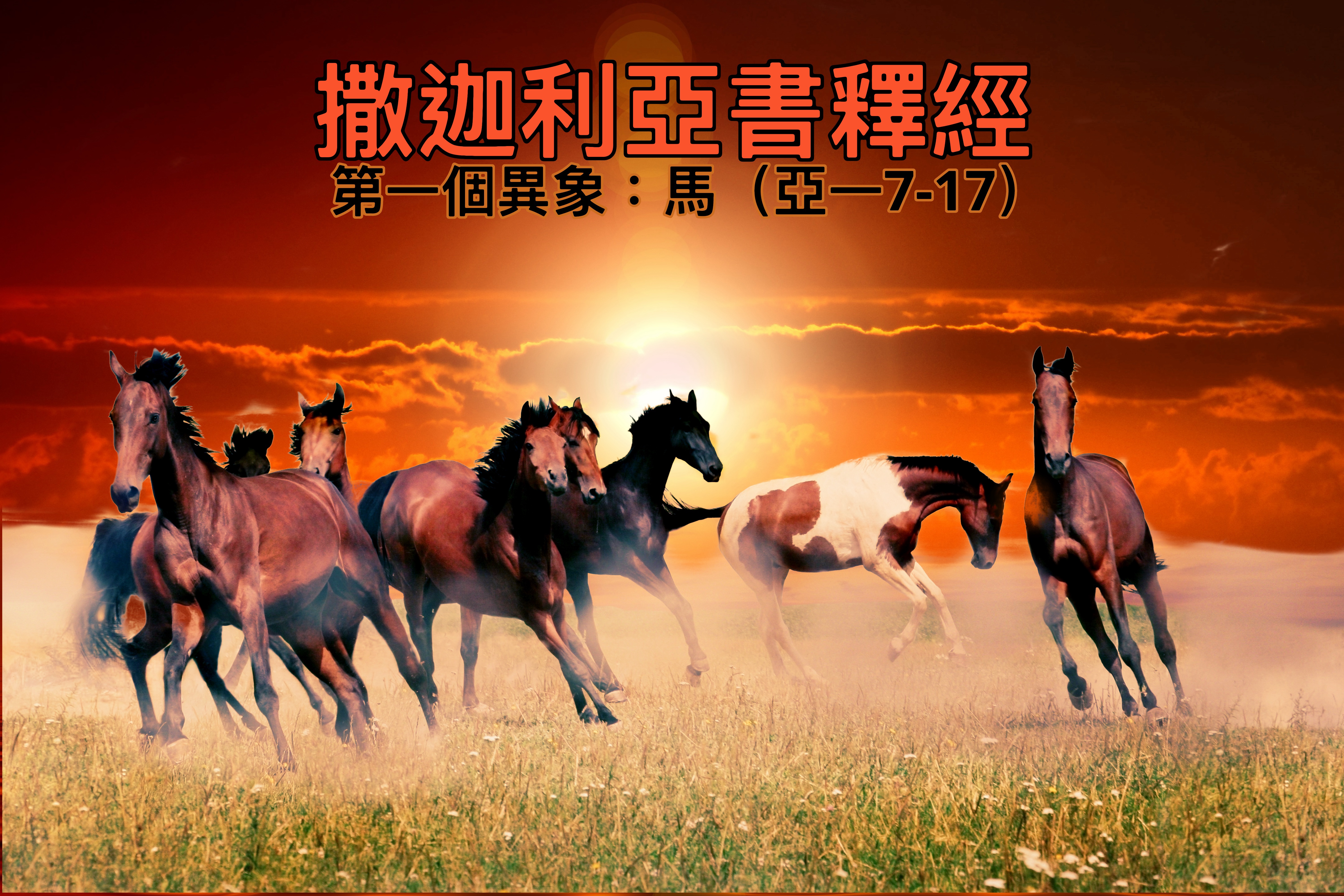 【撒迦利亞書釋經】第一個異象：馬（亞一7-17）