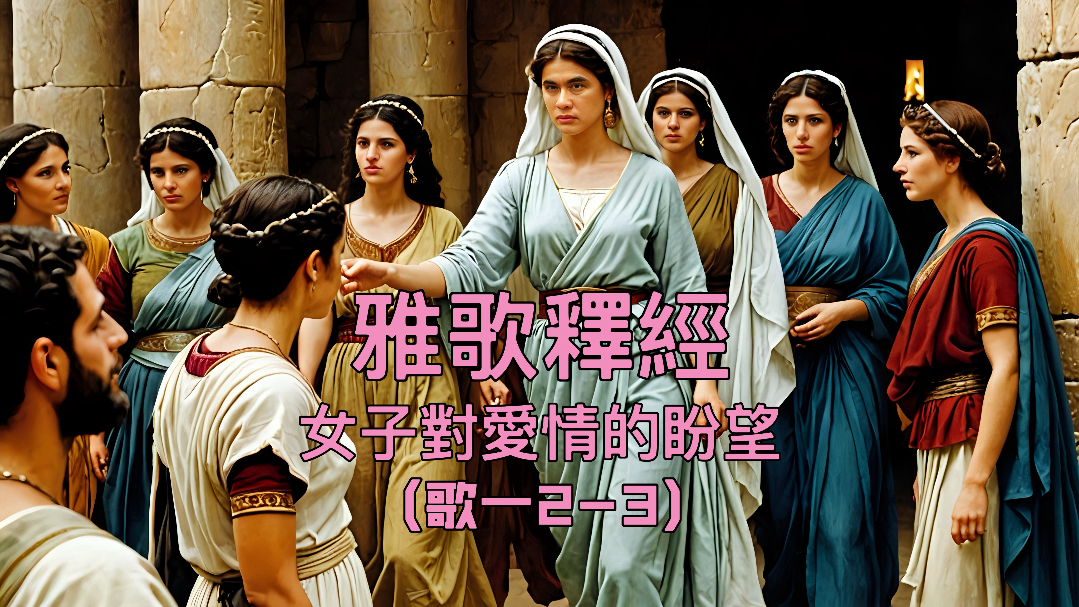 【雅歌釋經】女子對愛情的盼望（歌一2-3）