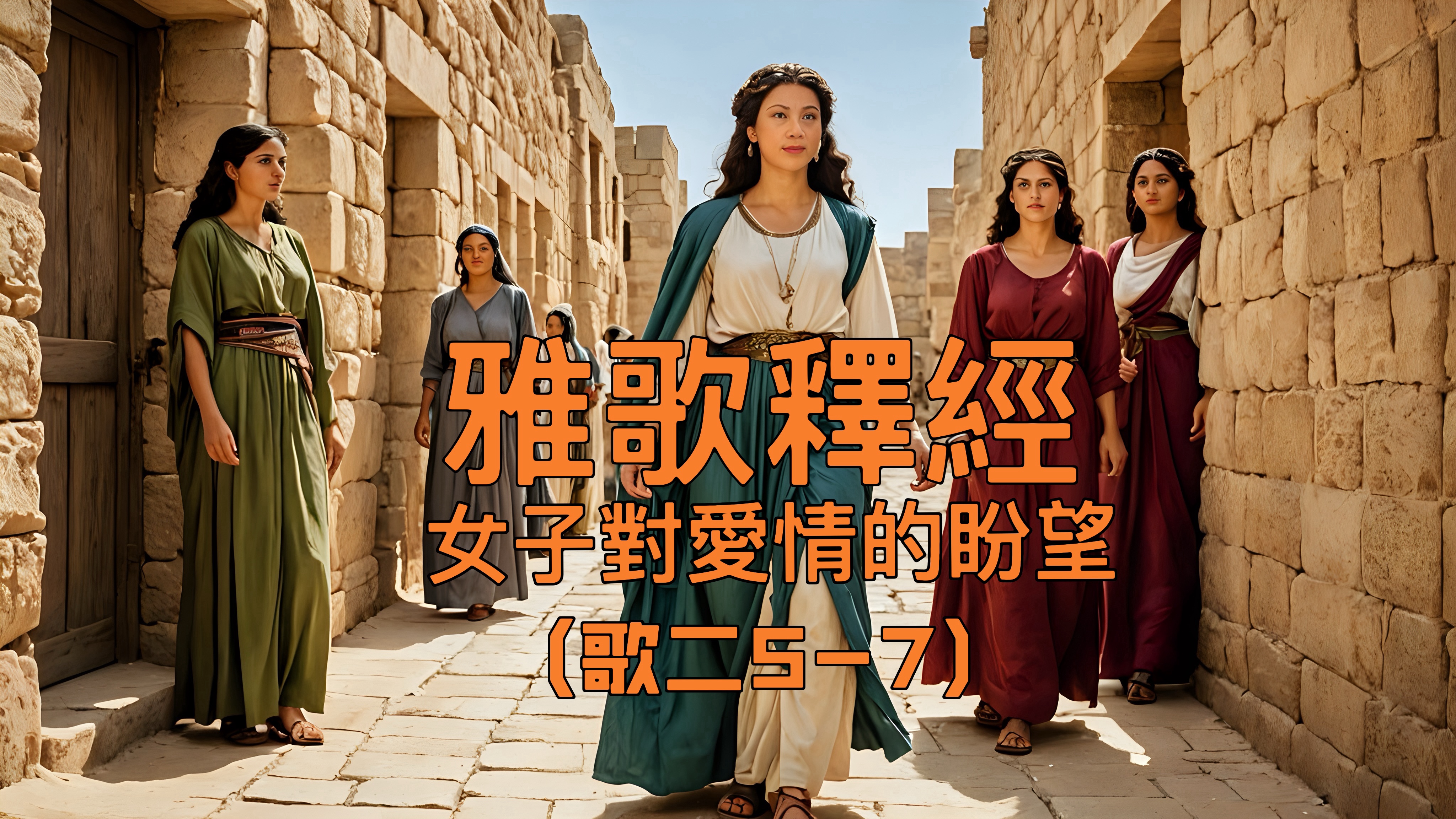 【雅歌釋經】女子對愛情的盼望（歌二5-7）