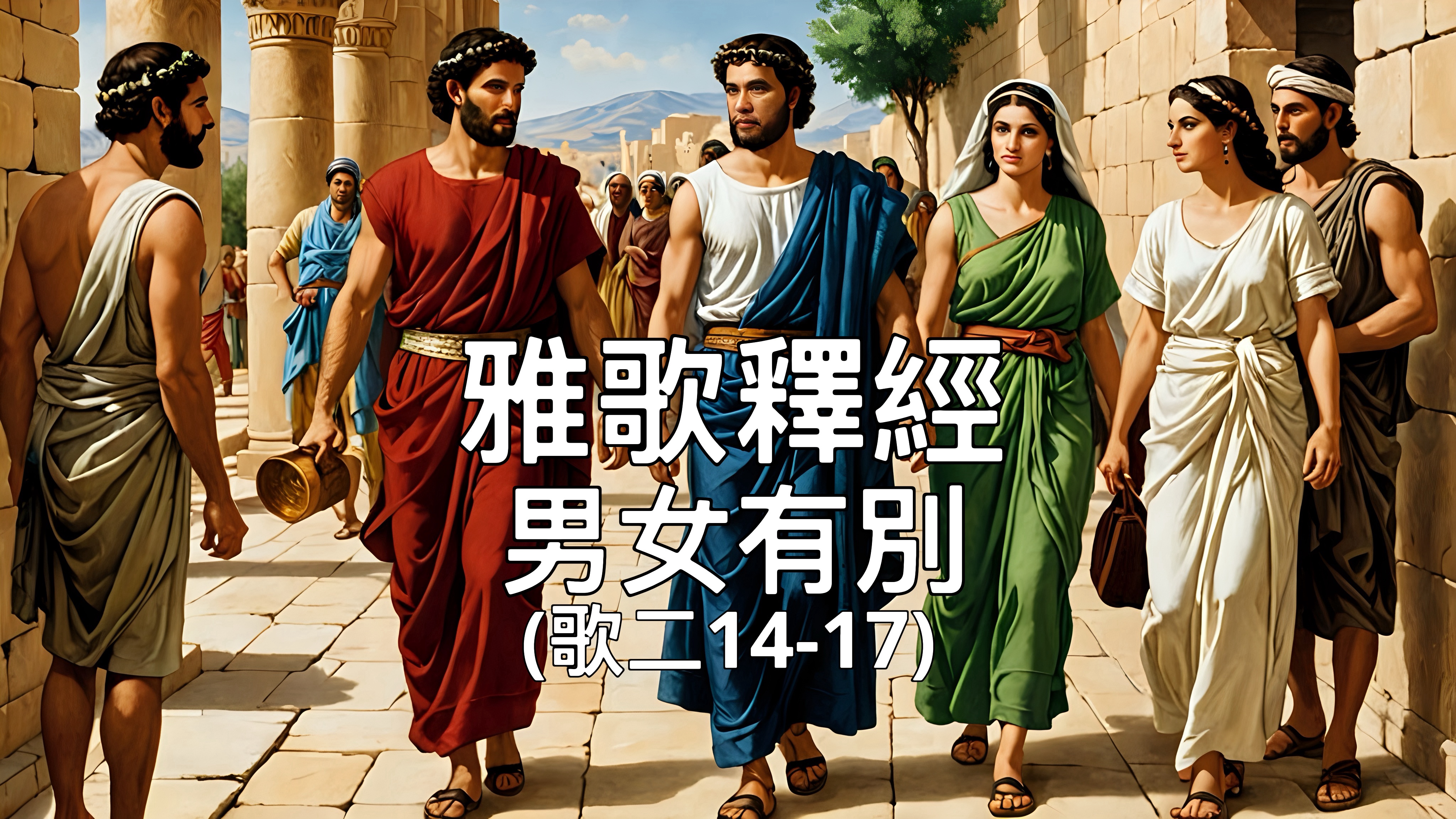 【雅歌釋經】男女有別（歌二14-17）