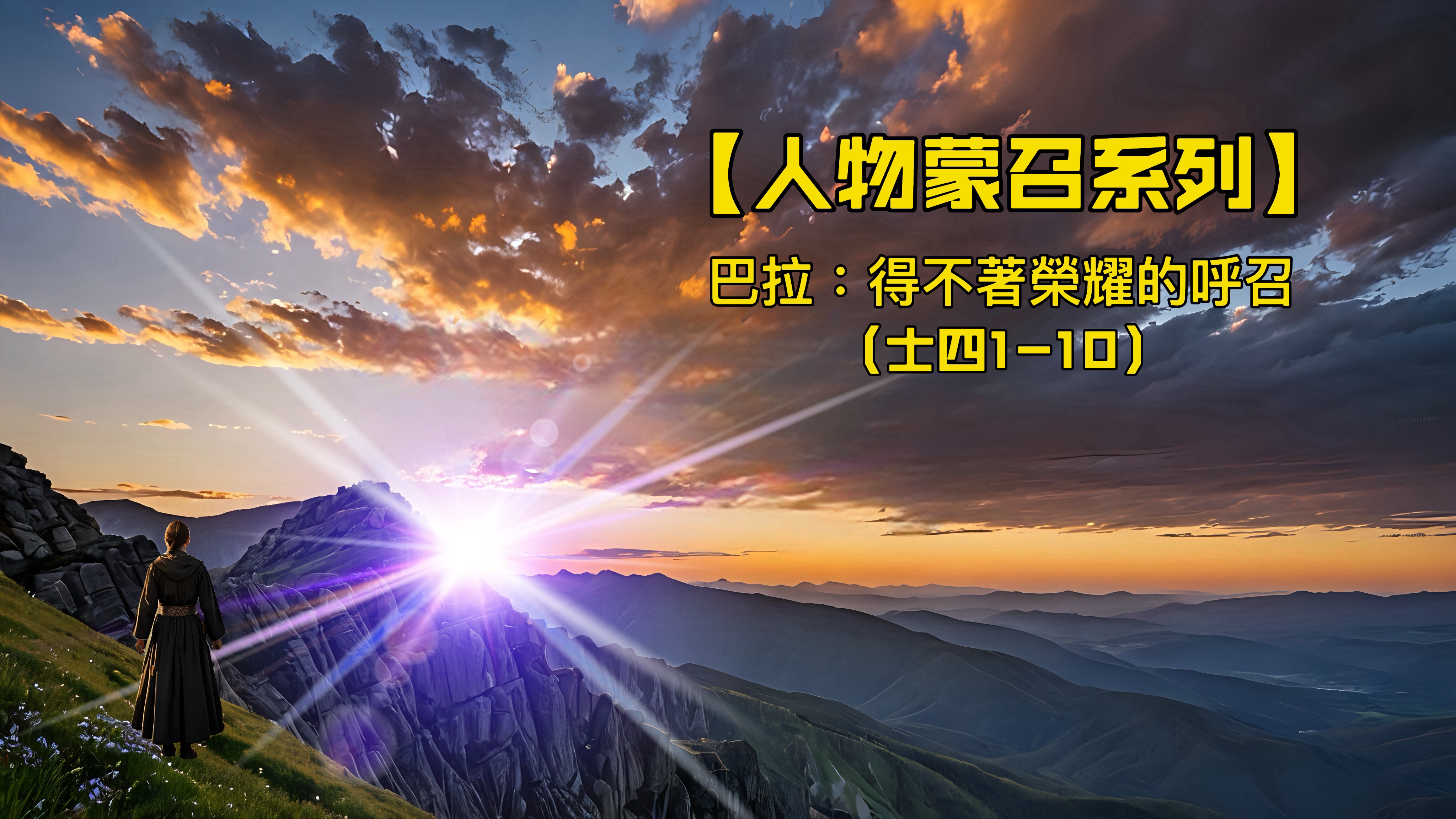 【人物蒙召系列】巴拉：得不著榮耀的呼召（士四1-10）