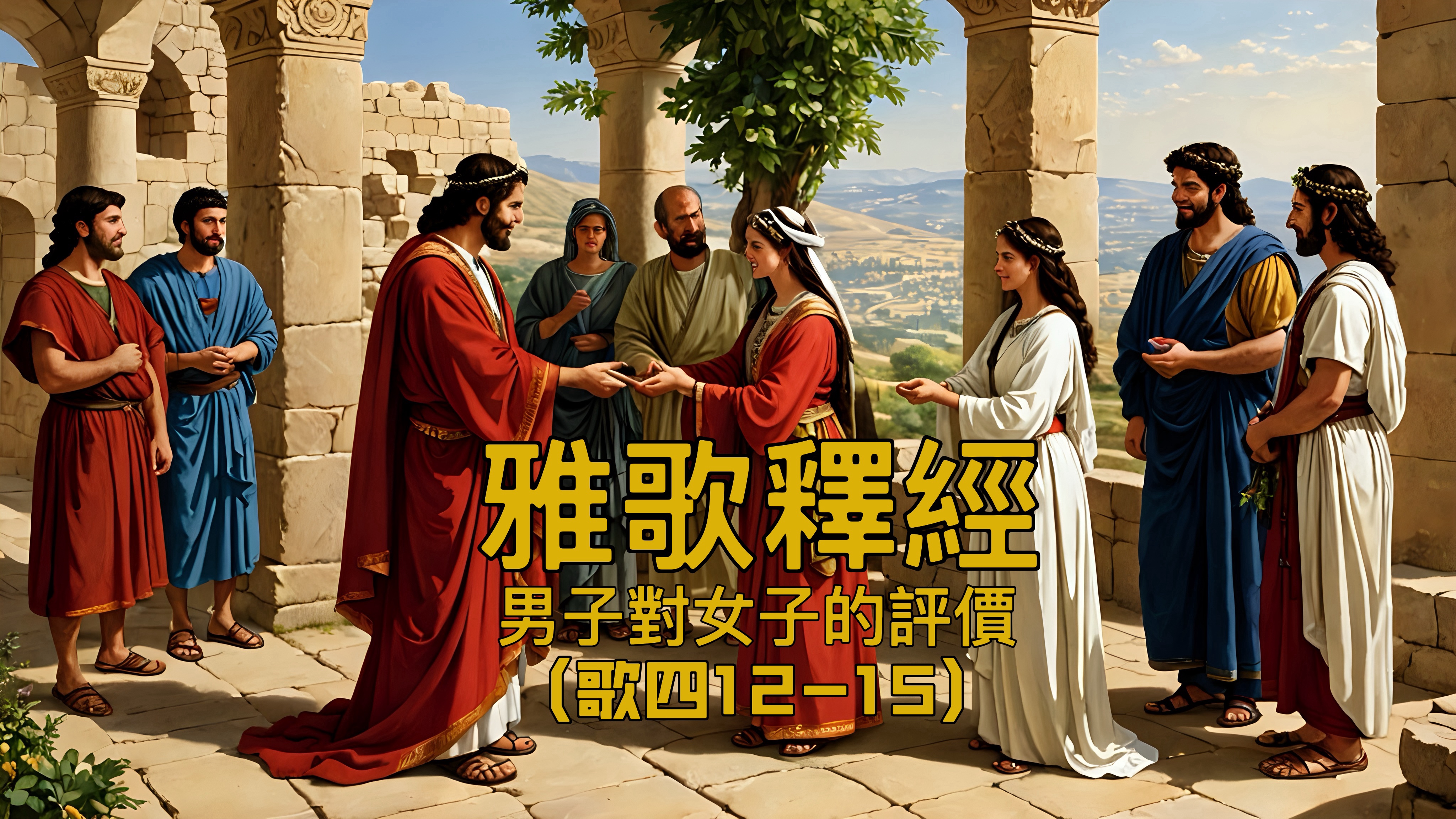【雅歌釋經】男子對女子的評價（歌四12-15）