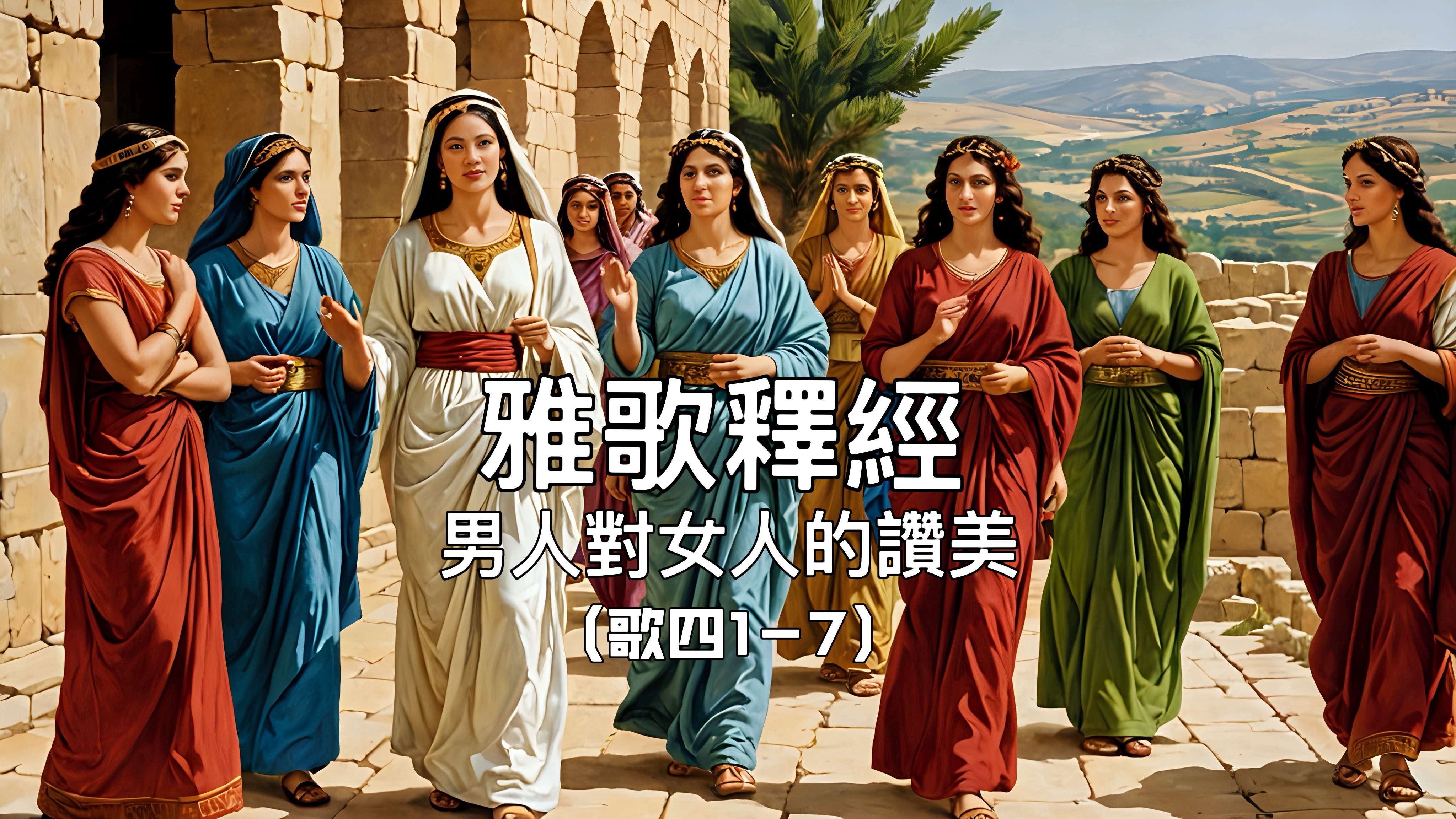 【雅歌釋經】男人對女子的讚美（歌四1-7）