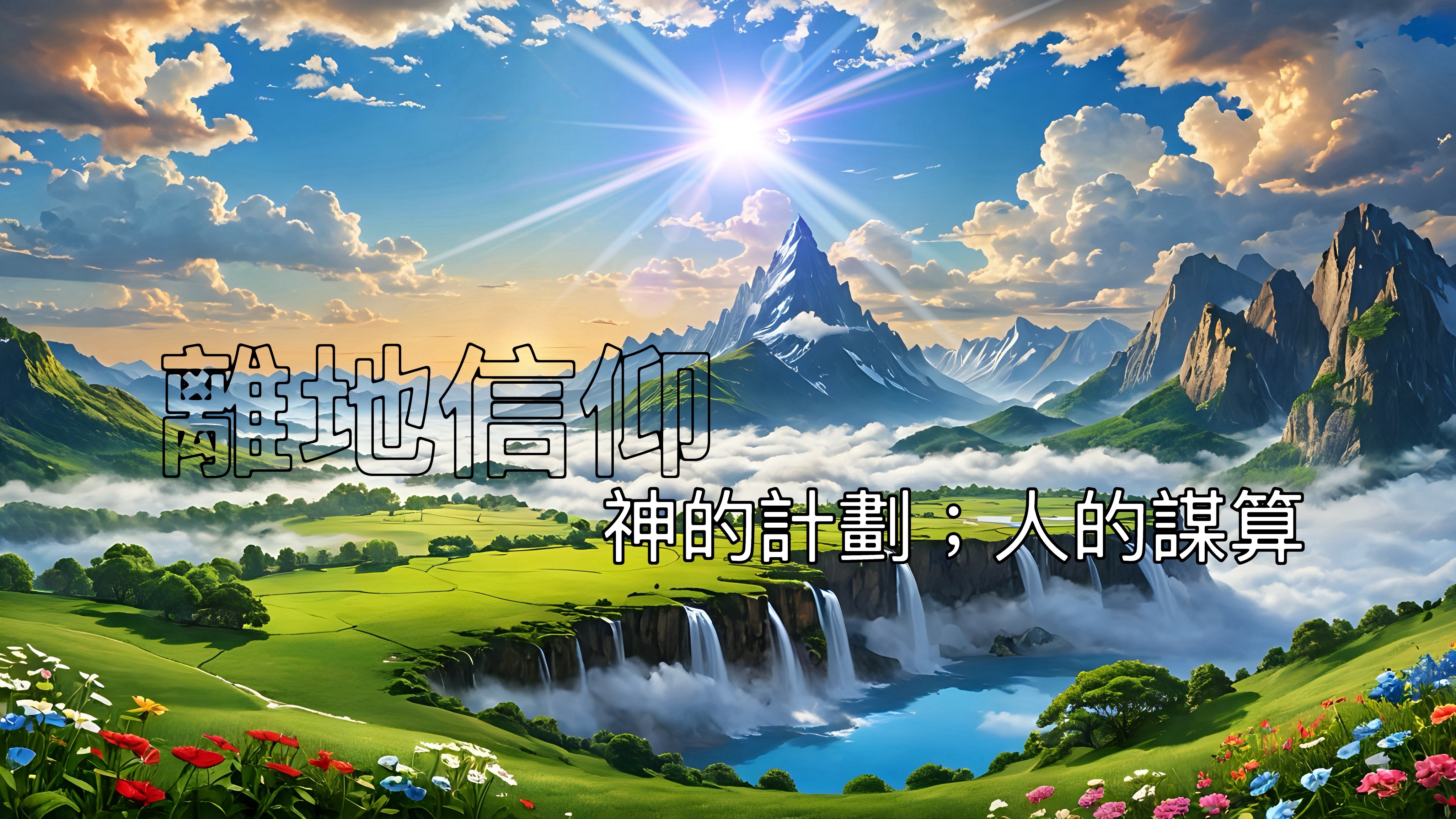 【離地信仰】神的計劃；人的謀算（箴十五3~十六9）