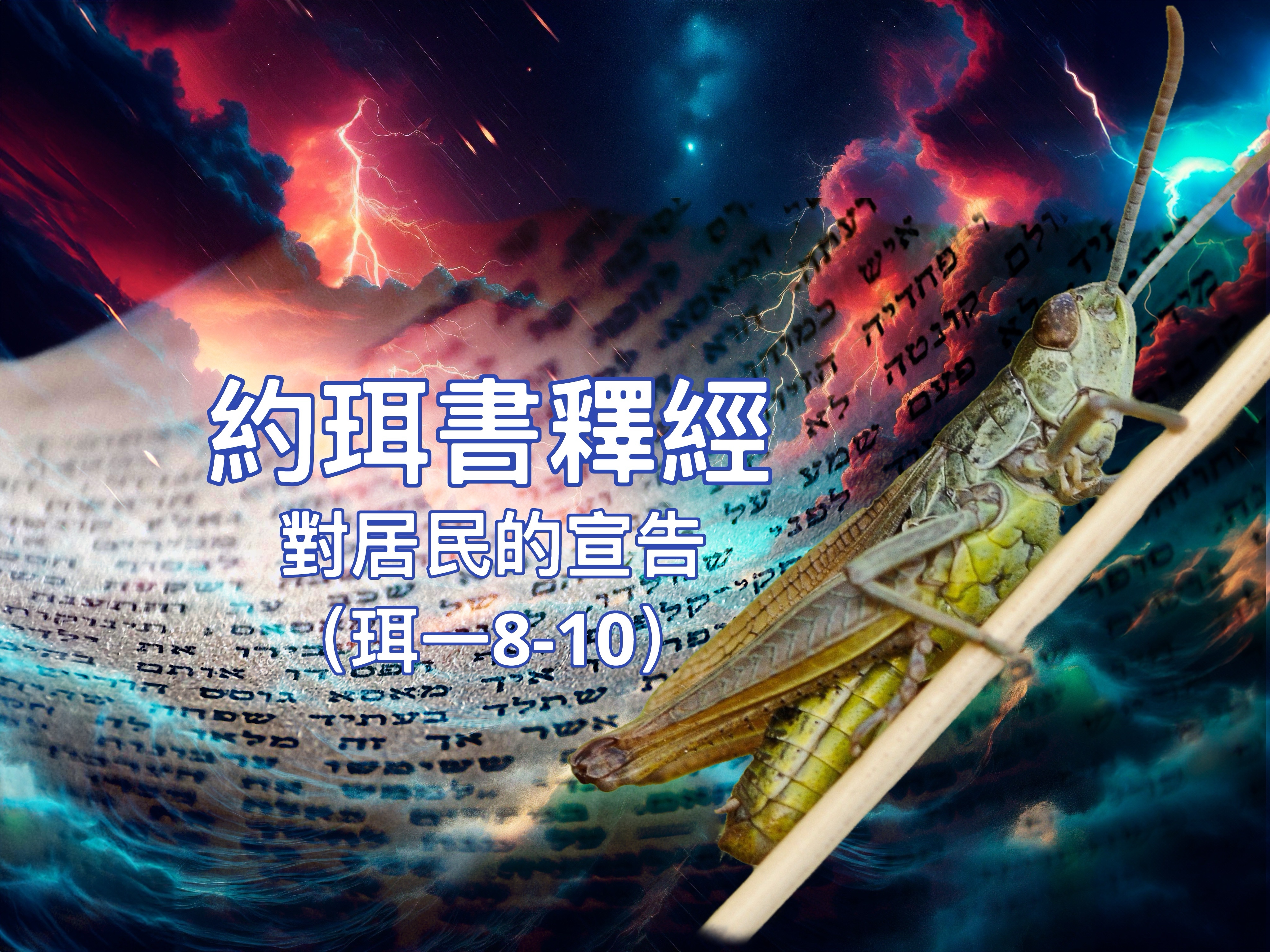 【約珥書釋經】對居民宣告（珥一8-10）