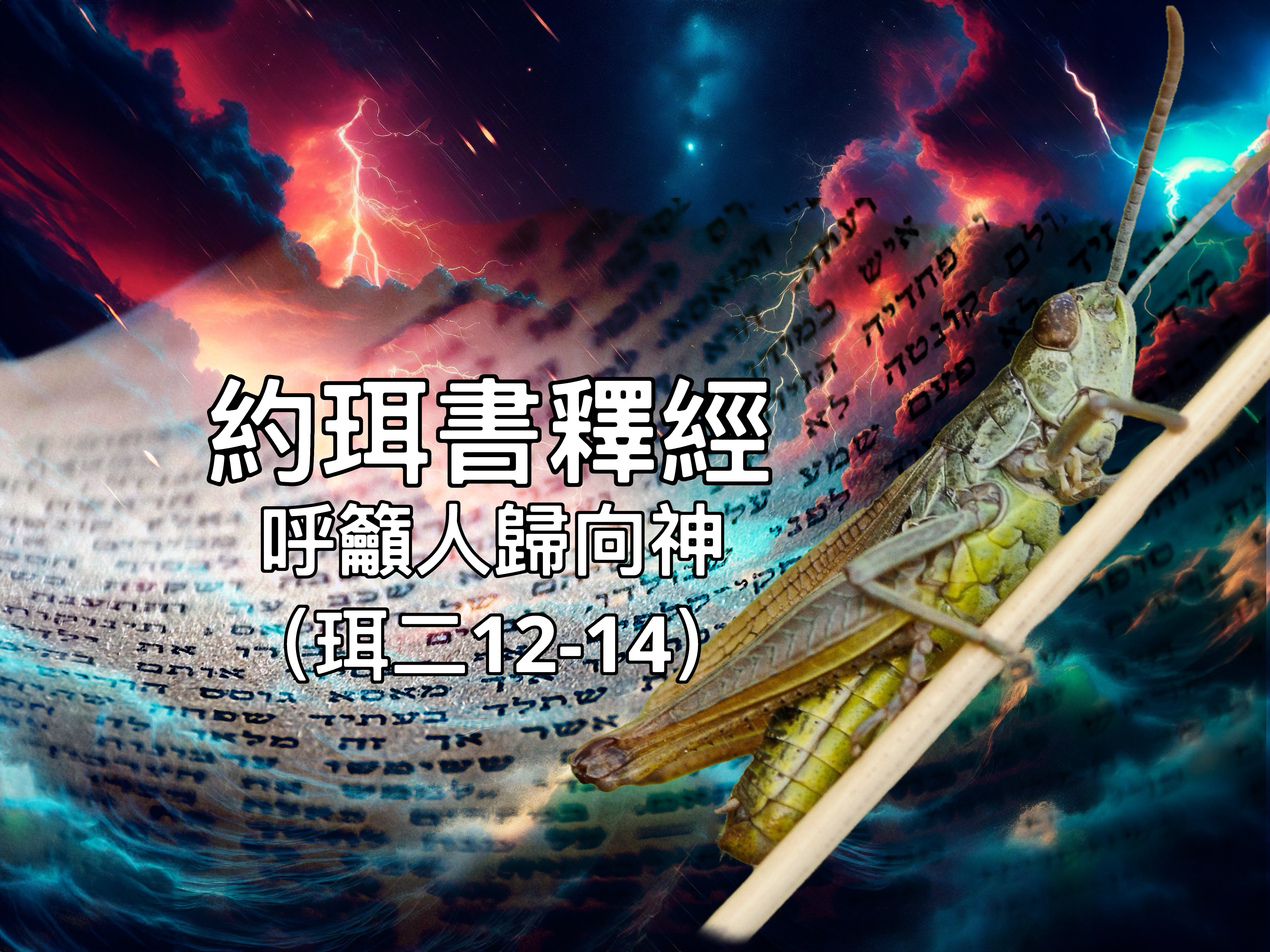 【約珥書釋經】呼籲人歸向神（珥二12-14）