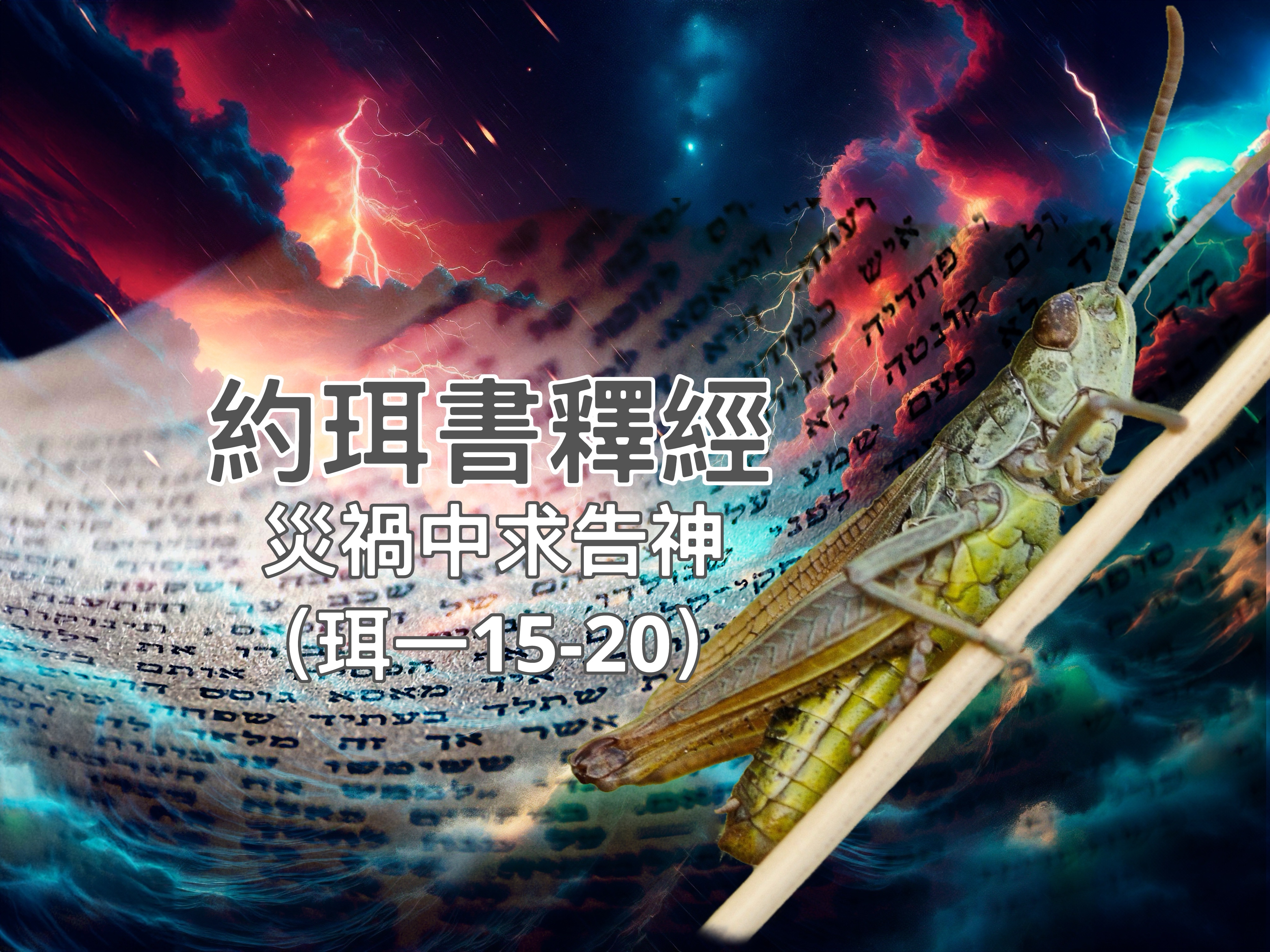 【約珥書釋經】災禍中求告神（珥一15-20）