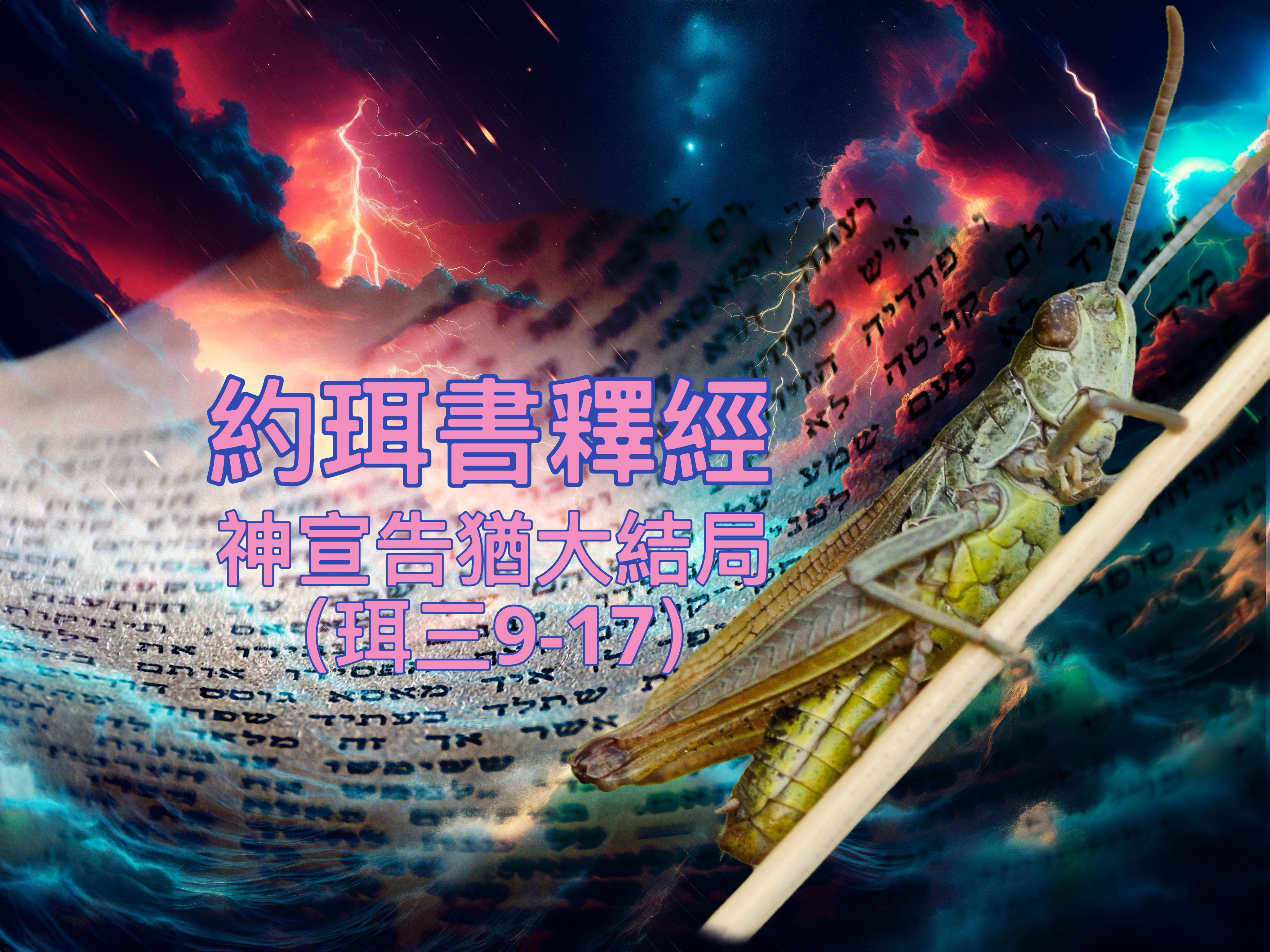 【約珥書釋經】神宣告猶大結局（三9-17〔MT四9-17〕）
