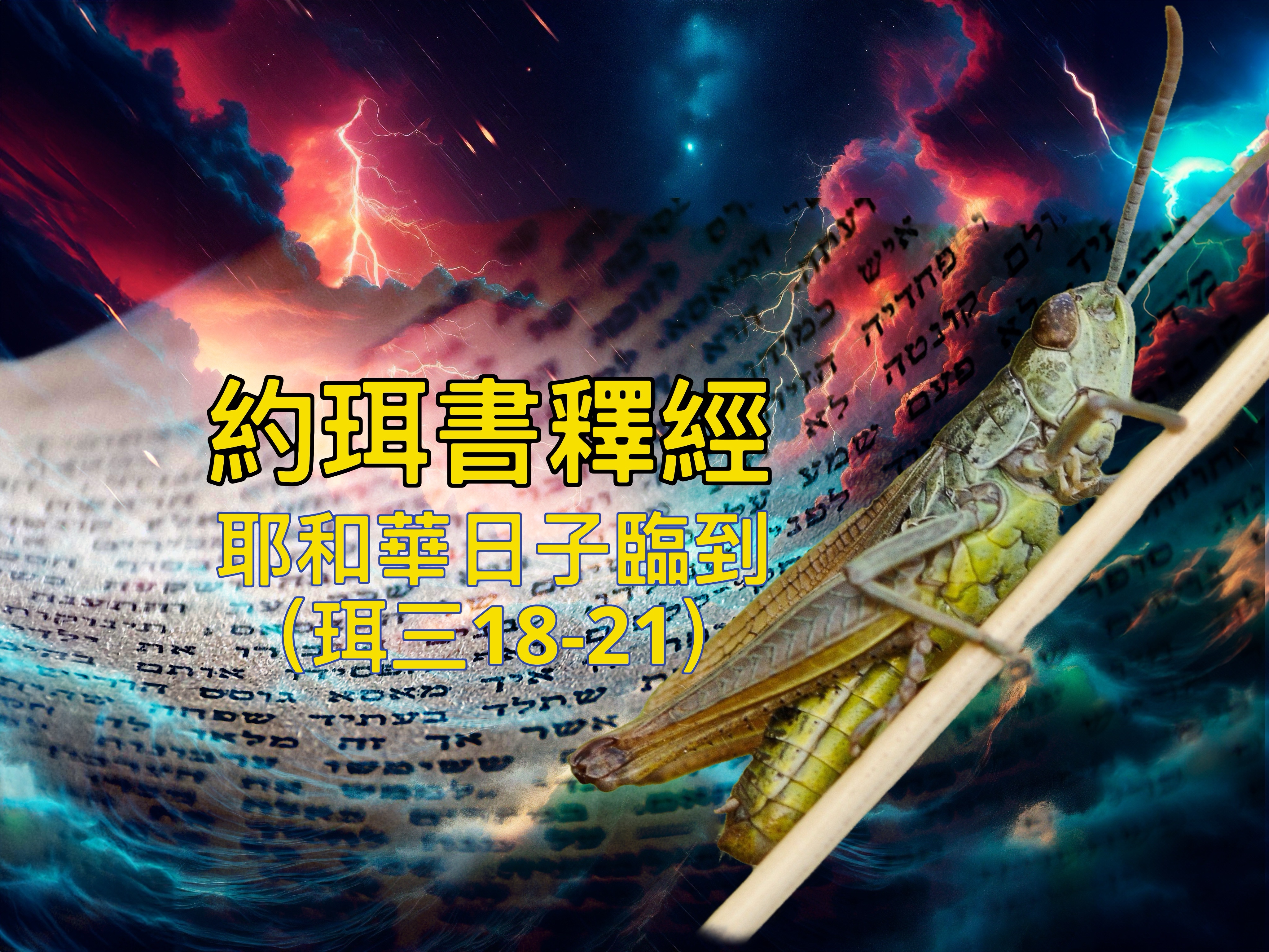 【約珥書釋經】耶和華的日子臨到（三18-21〔MT四18-21〕）