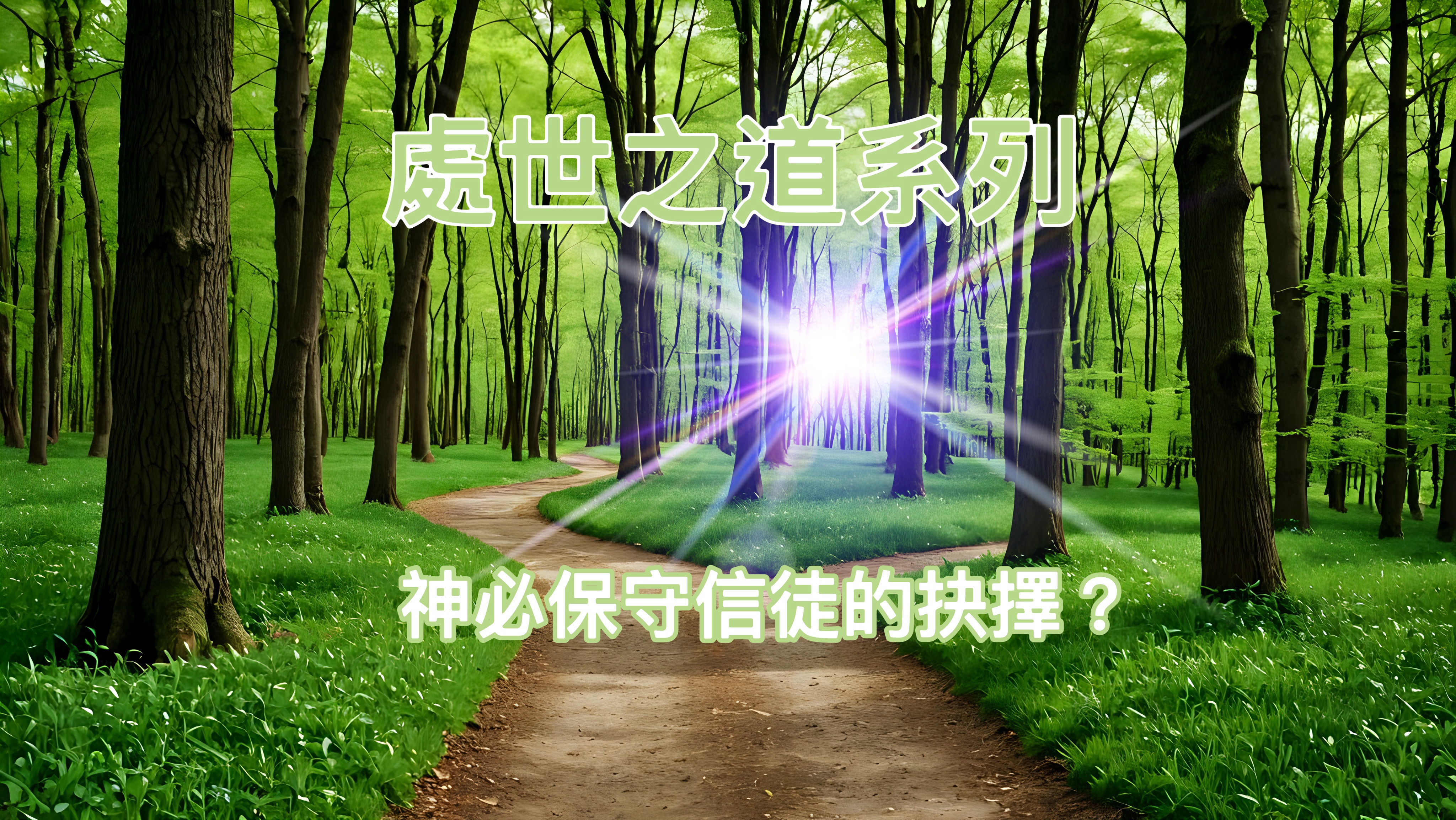 【處世之道系列】神必保守信徒的抉擇？