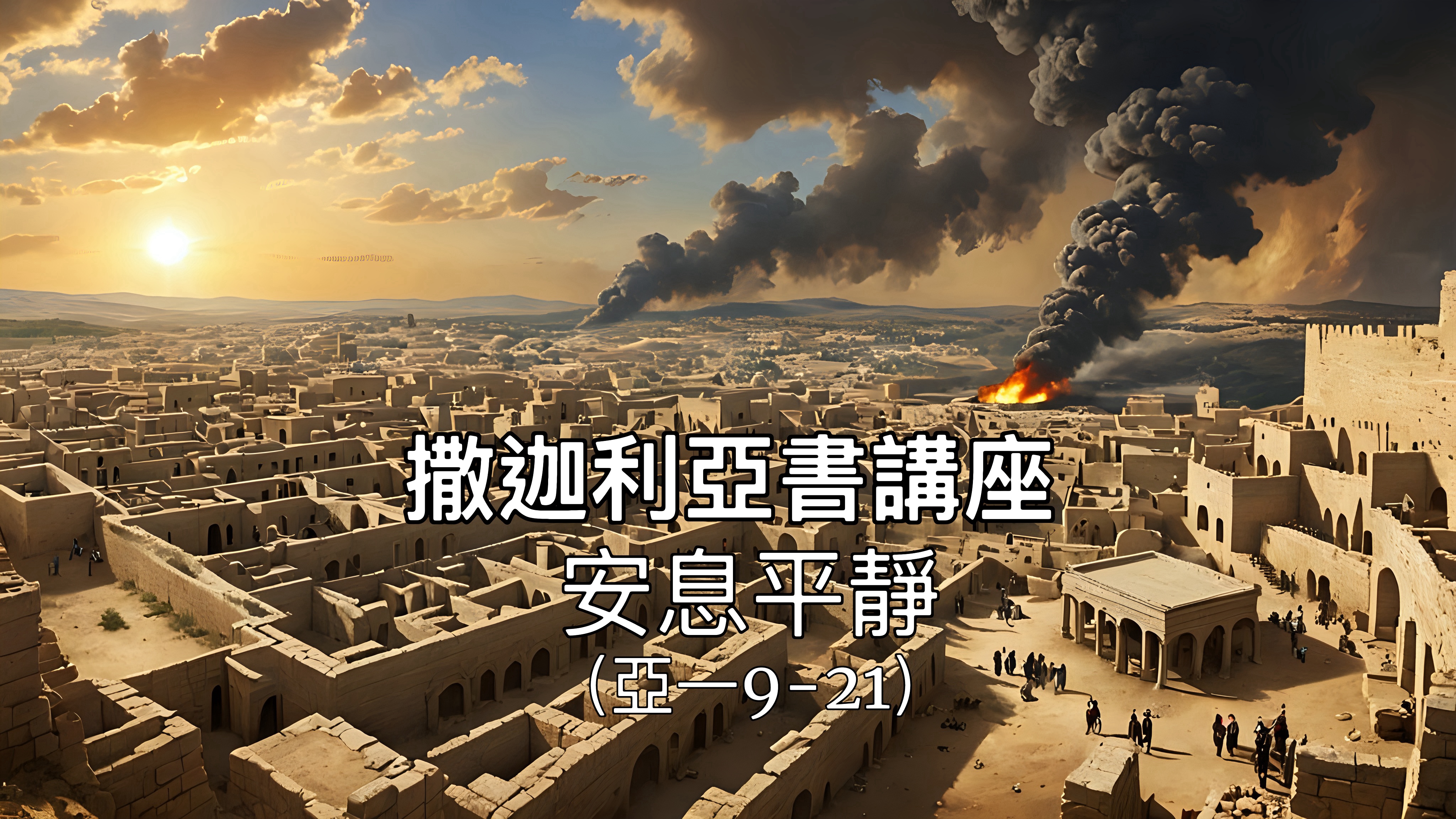 【撒迦利亞書講座】安息平靜（亞一7-21）