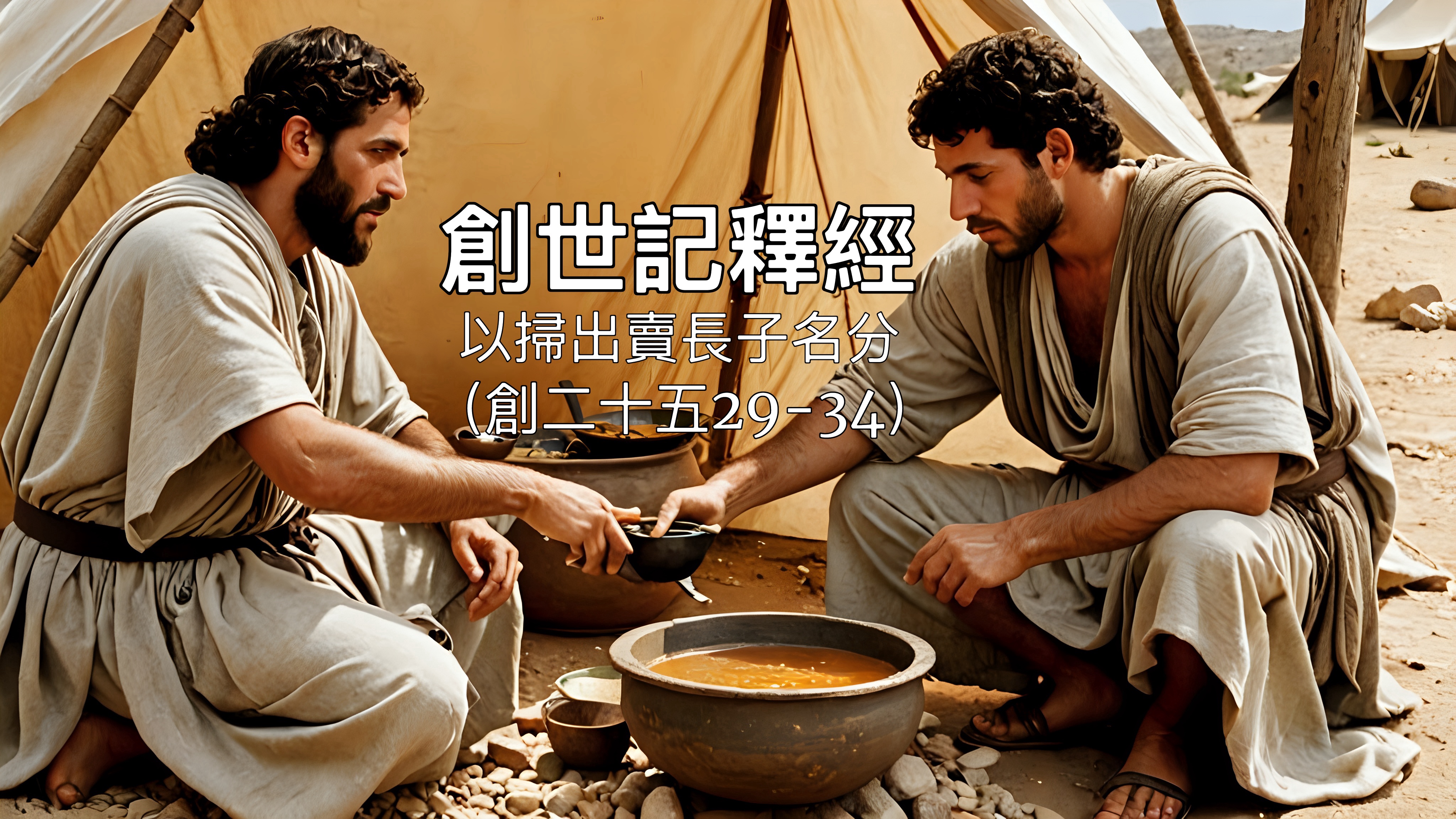 【創世記釋經】以掃出賣長子名分（創二十五29-34）